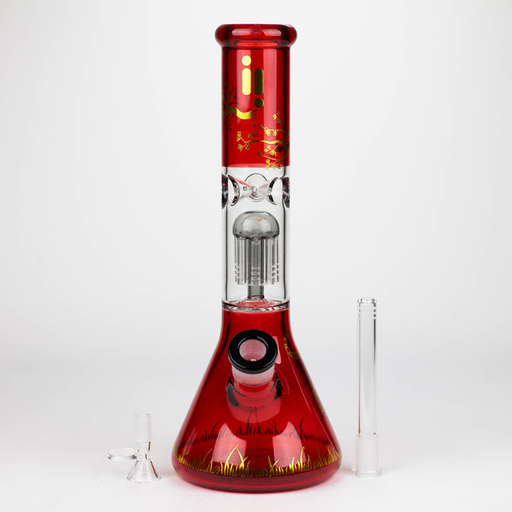 Infyniti Untamed 14" 7 mm classic beaker Water Pipes - Tiger_1