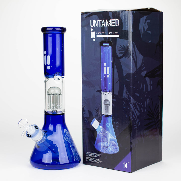 Infyniti Untamed 14" 7 mm classic beaker Water Pipes - Wolf_3