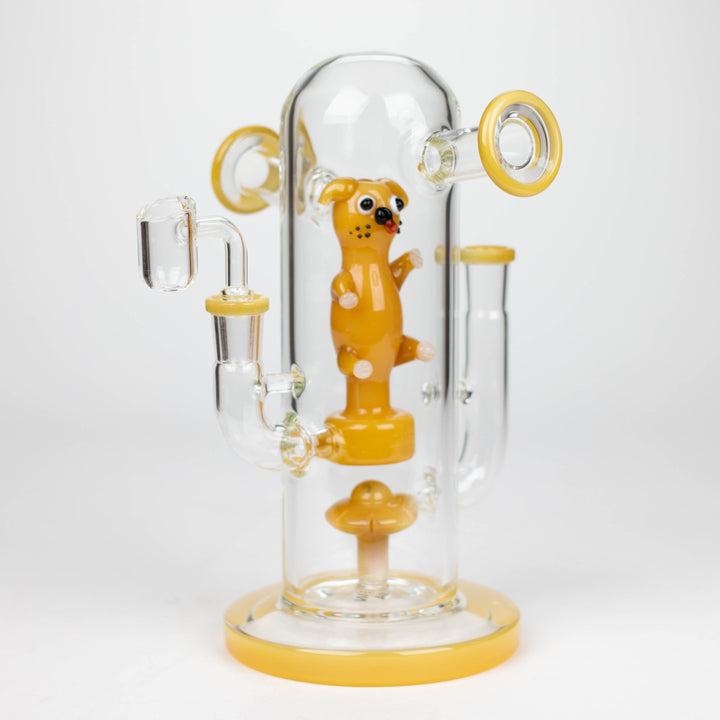 8.5" Double mouthpiece & Joint glass Water Pipes_2