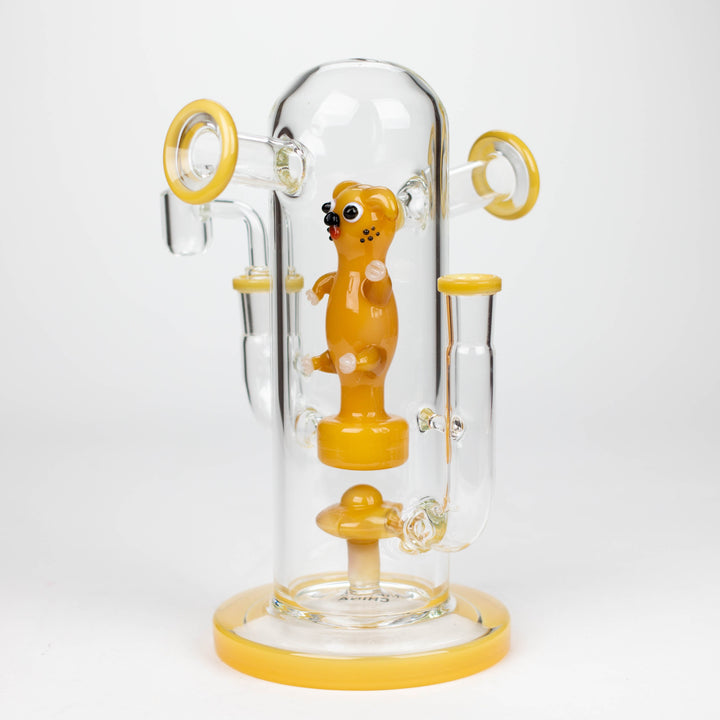 8.5" Double mouthpiece & Joint glass Water Pipes_3