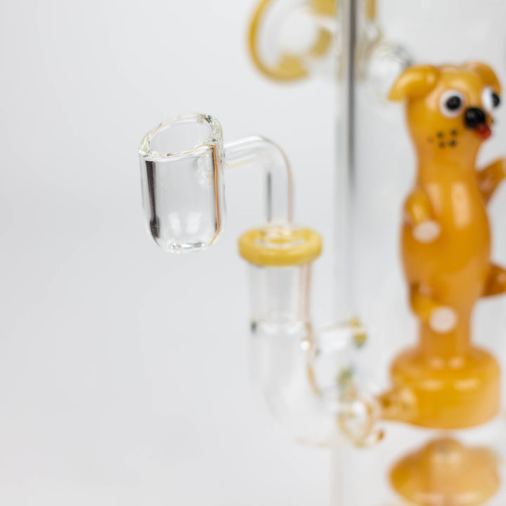 8.5" Double mouthpiece & Joint glass Water Pipes_4