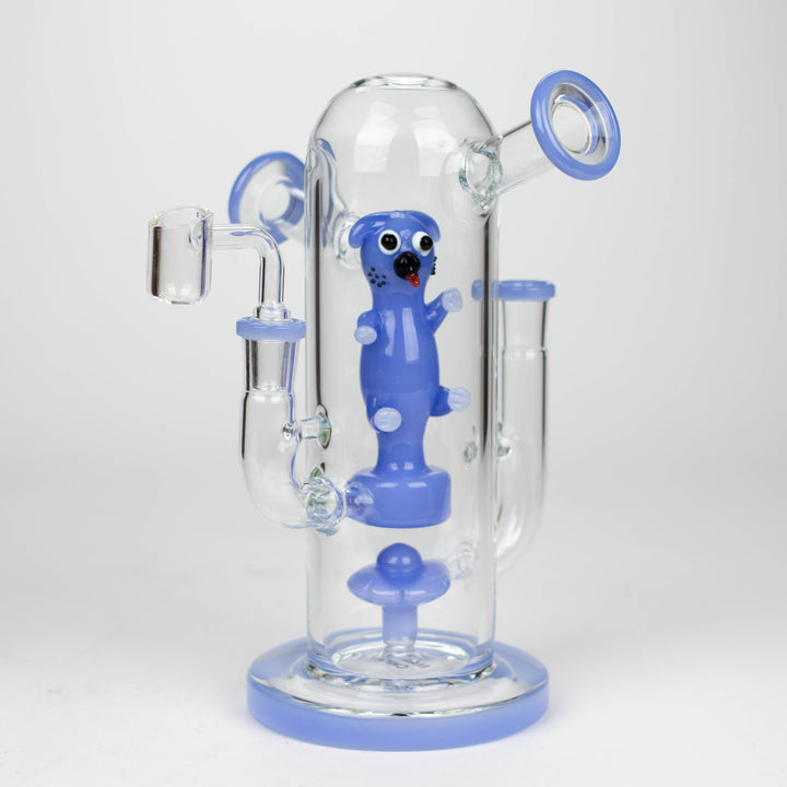 8.5" Double mouthpiece & Joint glass Water Pipes_7