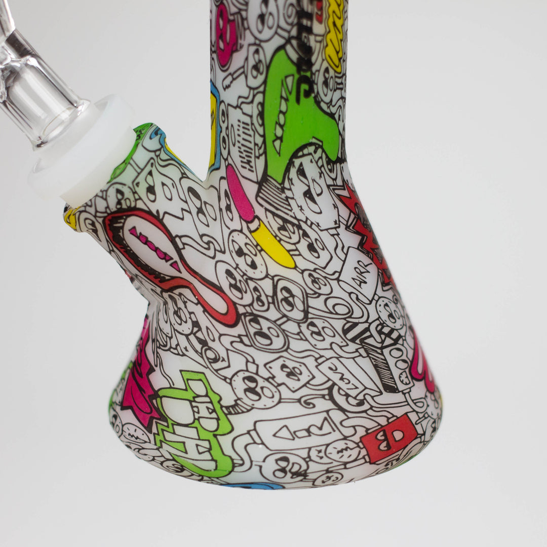 Fortune 5" Hydrographic Silicone Water Pipes-Assorted_4