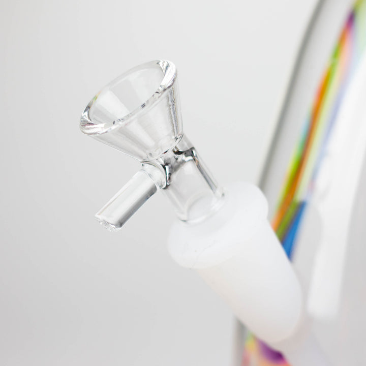 Fortune 9" Hydrographic Silicone and Glass Water Pipes-Assorted_4