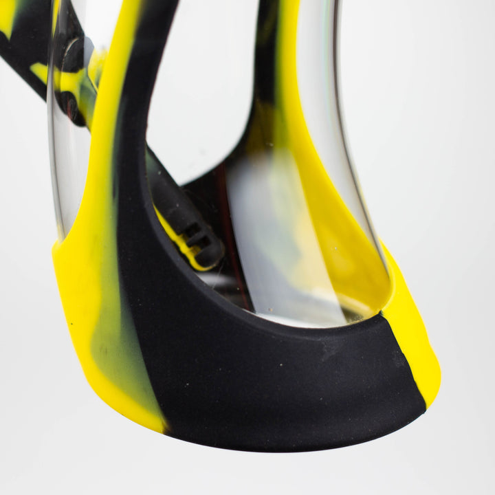 Fortune 9" Silicone and Glass Water Pipes-Assorted_5