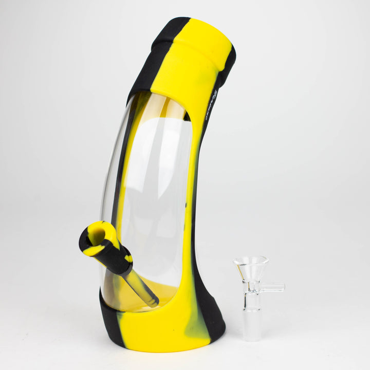 Fortune 9" Silicone and Glass Water Pipes-Assorted_6