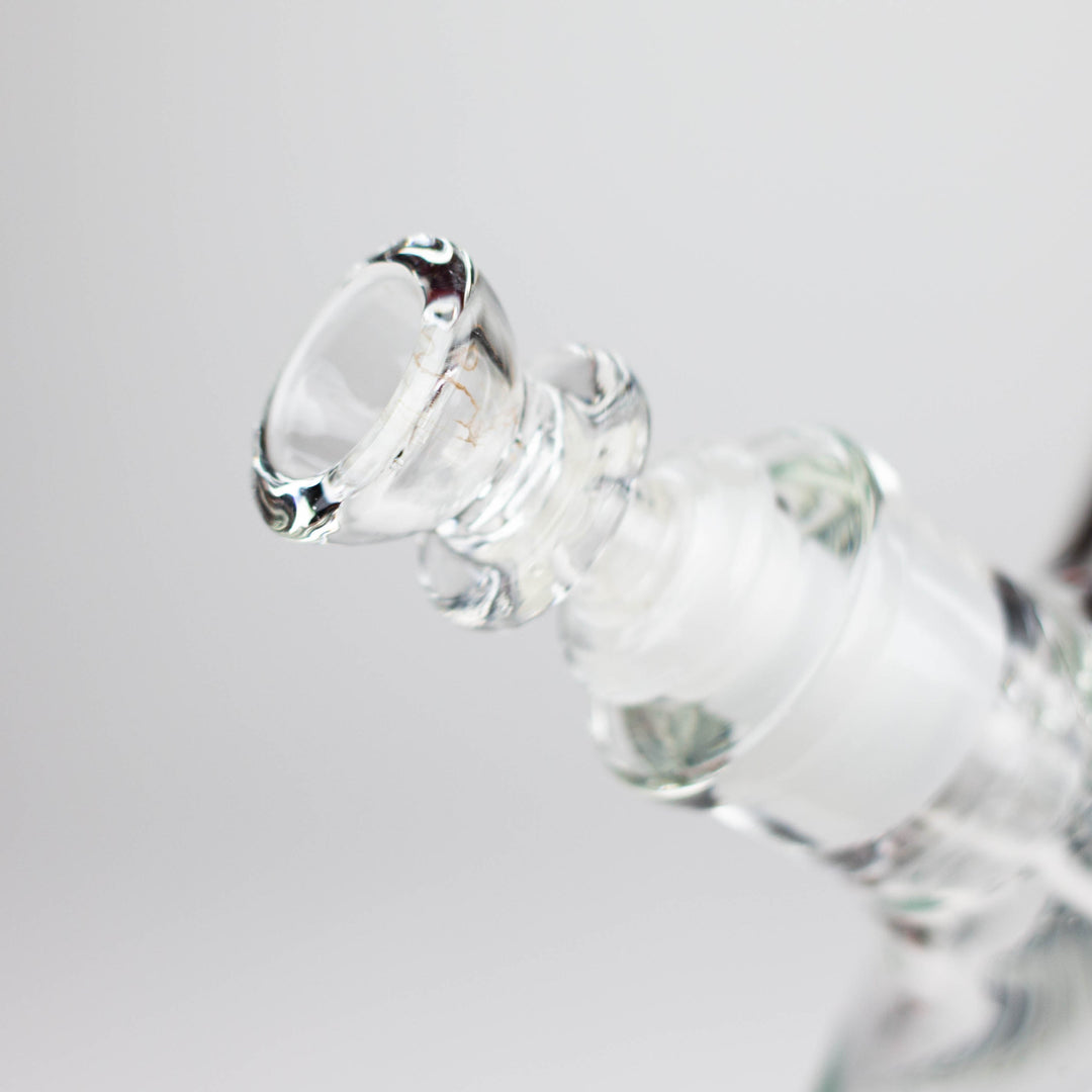 Fortune 12" 9mm Snake Glow in the dark Beaker Water Pipes_4