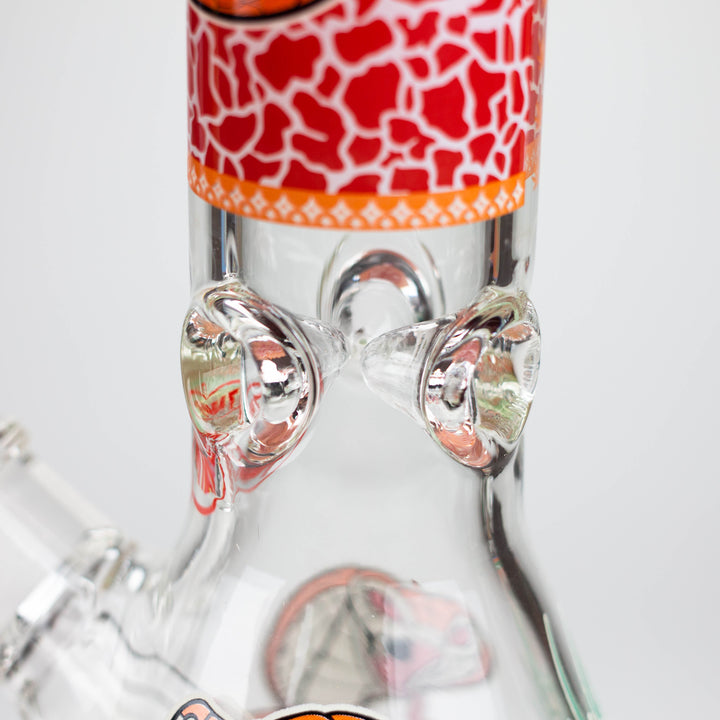 Fortune 12" 7mm Snake Glow in the dark Beaker Water Pipes_2