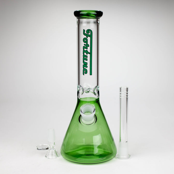 Fortune 10" 4mm Color Beaker Water Pipes_4