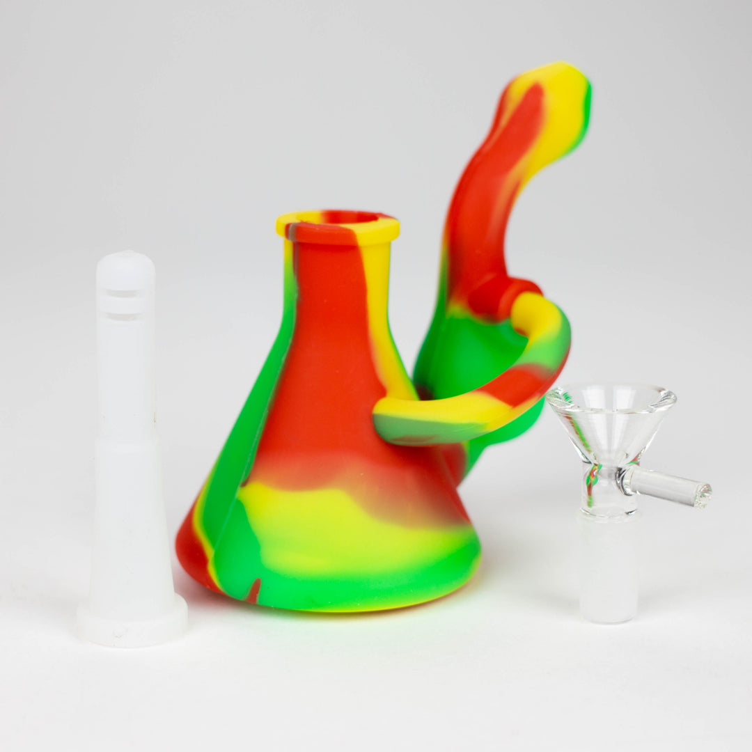 Fortune 4.5" Silicone recycle Water Pipes_5