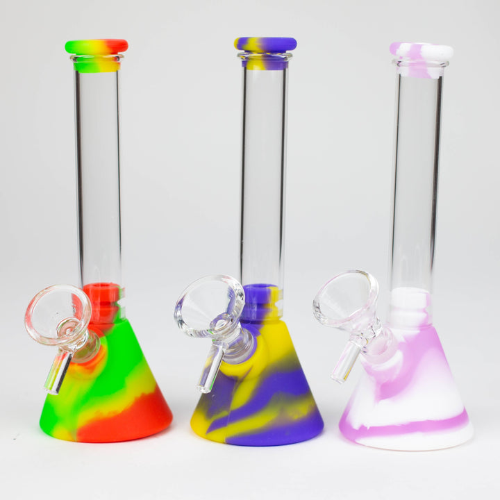 Silicone Glass Beaker Mini bong-Assorted_0