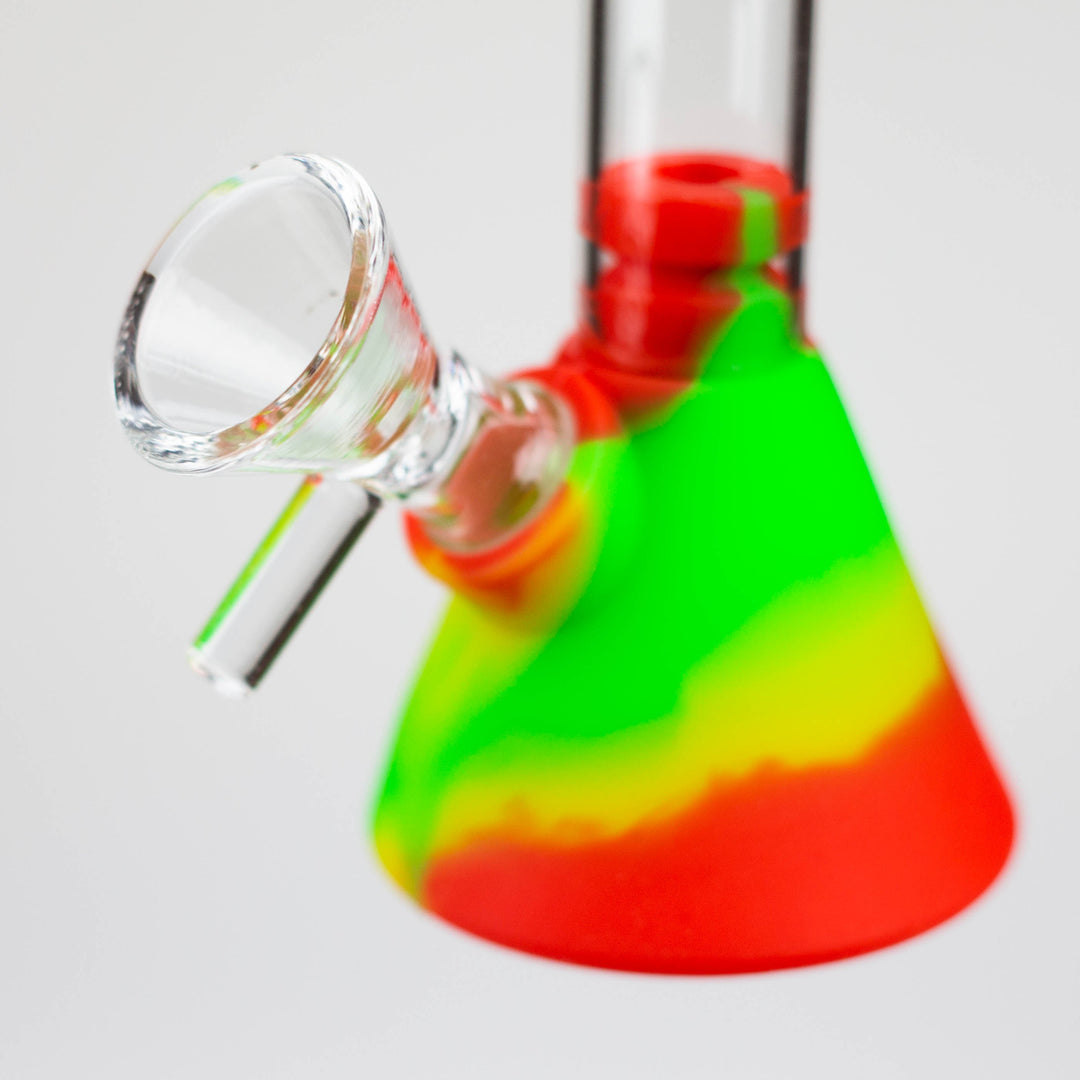 Silicone Glass Beaker Mini bong-Assorted_5