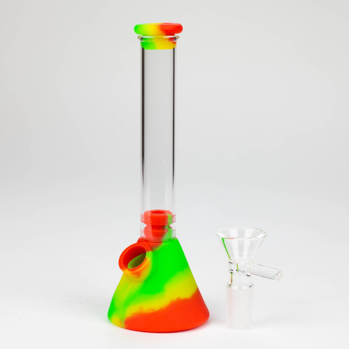 Silicone Glass Beaker Mini bong-Assorted_6