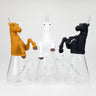 10.5" Wild horse glass water pipes Assorted