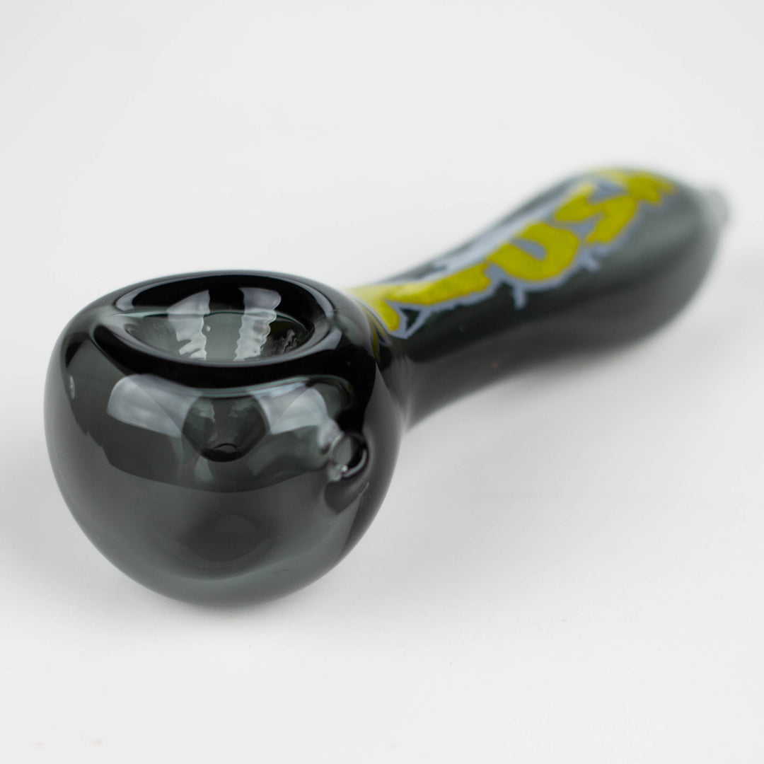 Kush 4.5" durable thick wall glass pipe_11