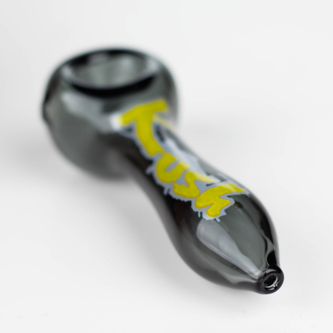 Kush 4.5" durable thick wall glass pipe_3