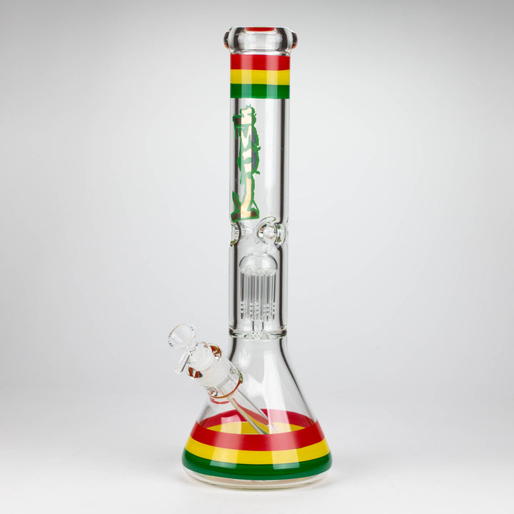 Kush 15" tree percolator 7mm glass bong_7