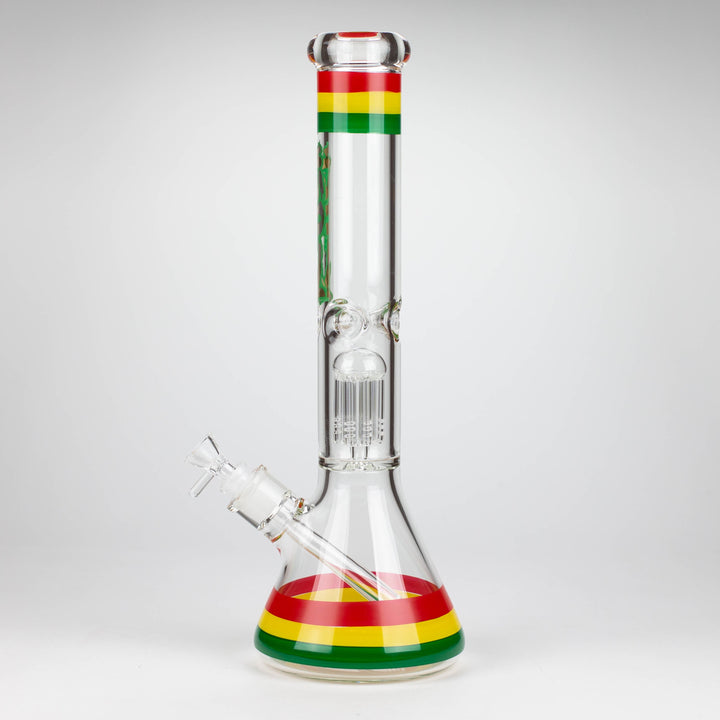 Kush 15" tree percolator 7mm glass bong_8