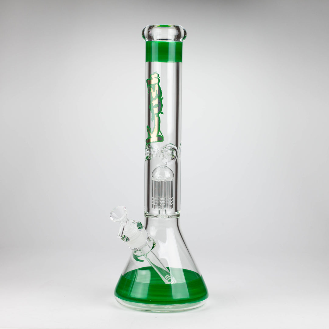 Kush 15" tree percolator 7mm glass bong_3
