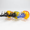 Rhino shape Rasta insideout pipe 4"