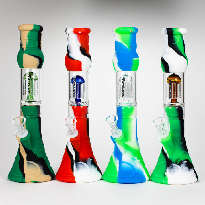 Fortune 12.5 Inches Silicone Bong With 6 Arms percolator_0