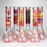 Cartoon Glow 9 mm glass pipes 14"