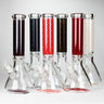Luxury Pattern 9mm glass pipes 14"