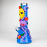 Resin 3D Octo-Skull  glass beaker 13"