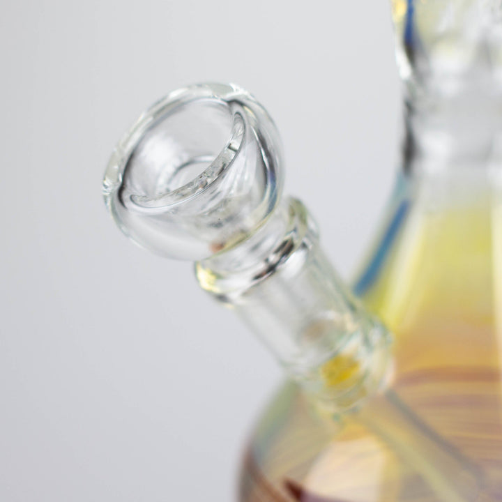 Glod fumed glass pipe 8"_4