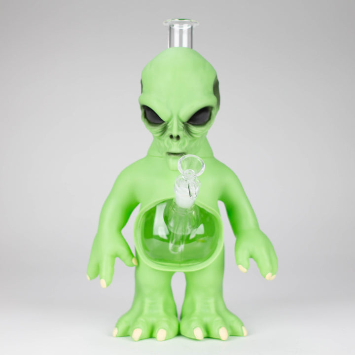 Vinyl alien Water Pipes 13" product photo – Mile High Glass Pipes