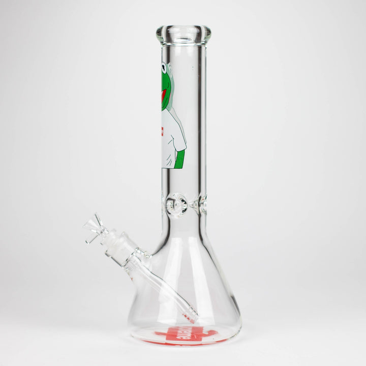 Brand 9mm glass water pipes 14"_6