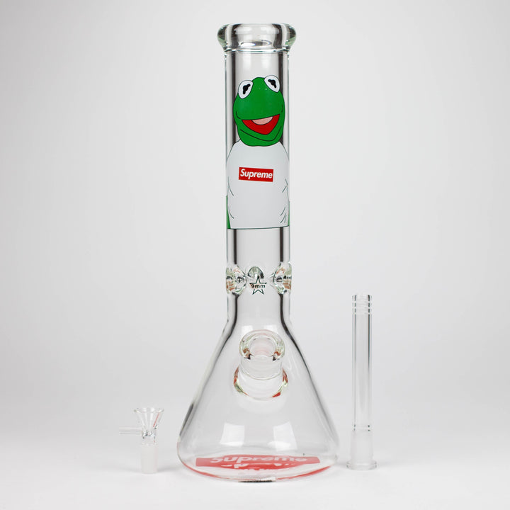 Brand 9mm glass water pipes 14"_11