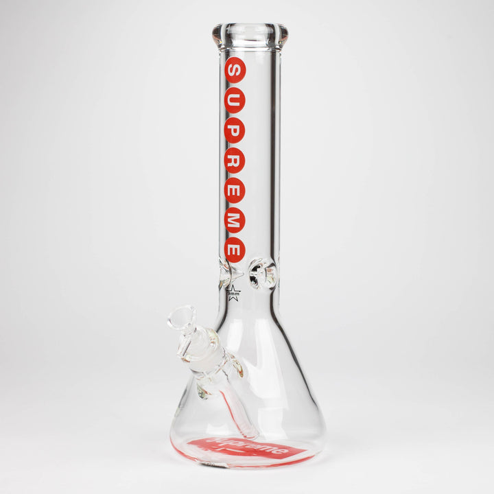 Brand 9mm glass water pipes 14"_12