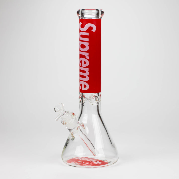Brand 9mm glass water pipes 14"_1