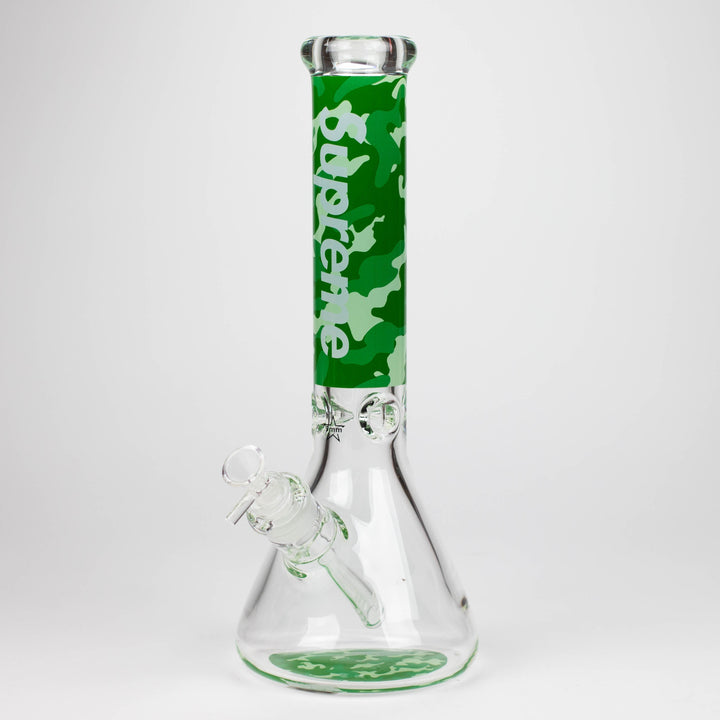 Brand 9mm glass water pipes 14"_3