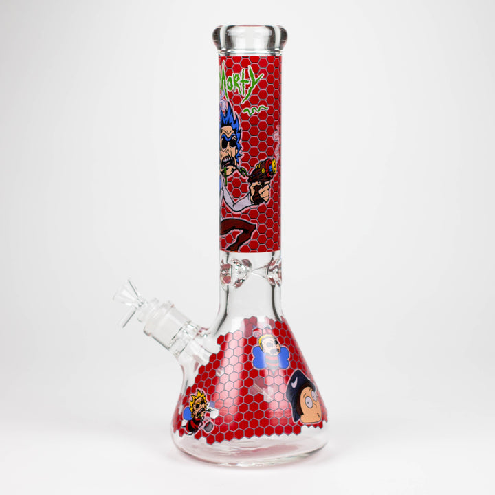 RM Cartoon 9mm glass water pipes 14"_6