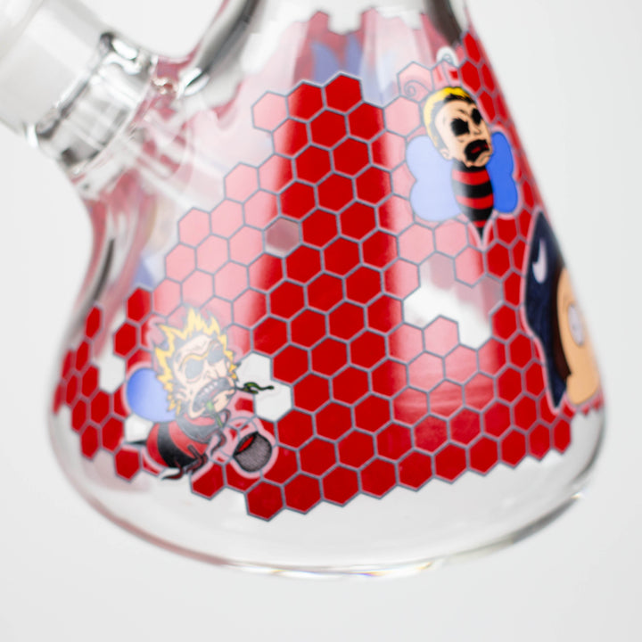 RM Cartoon 9mm glass water pipes 14"_10