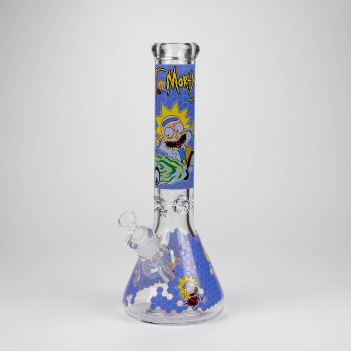 RM Cartoon 9mm glass water pipes 14"_1
