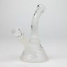 Glow in the dark glass bong 6"