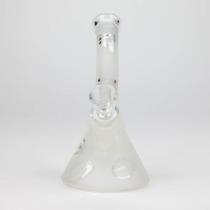 Glow in the dark glass bong 6"_3