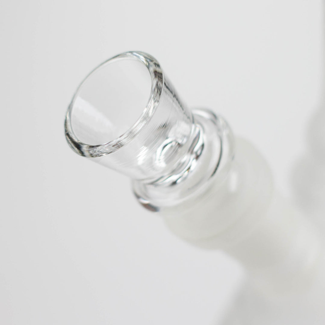 Glow in the dark glass bong 6"_4