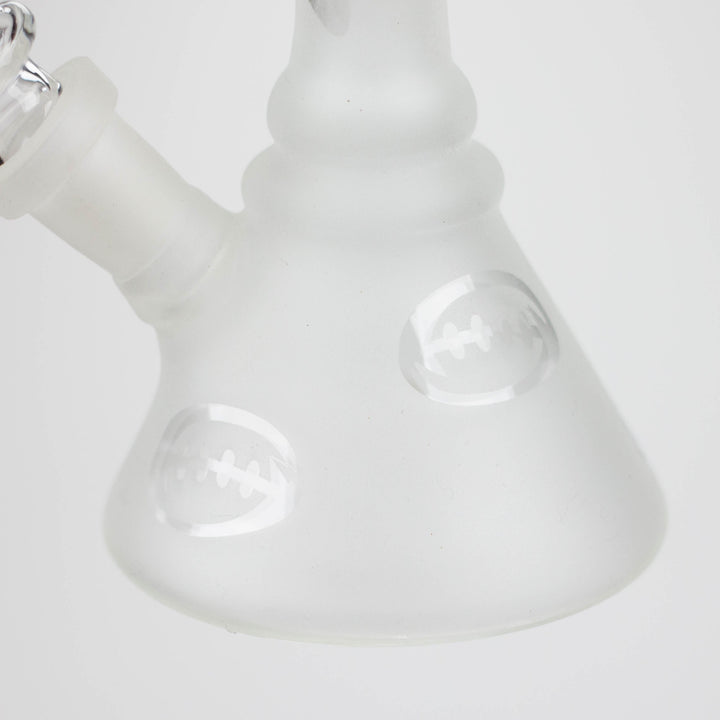 Glow in the dark glass bong 6"_5