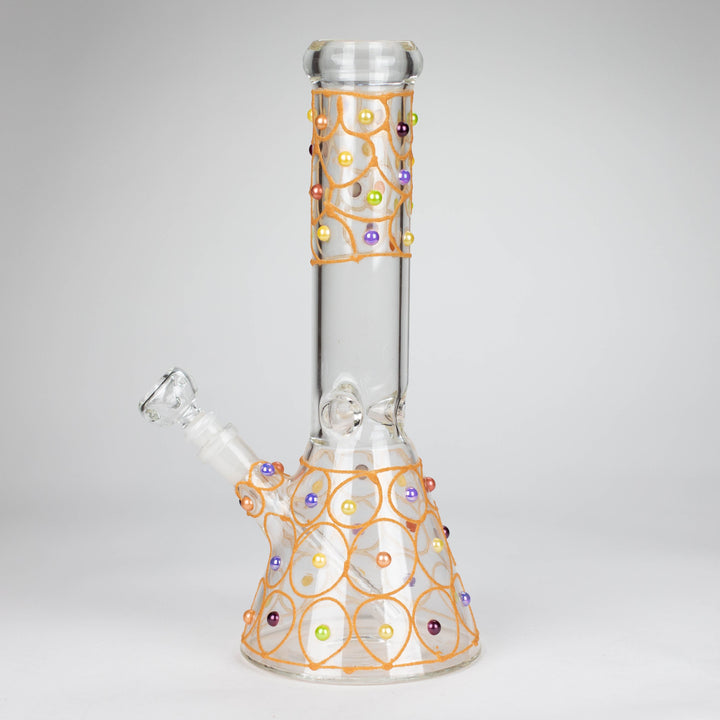 Royal conical hand crafted glass water pipes 12"_1