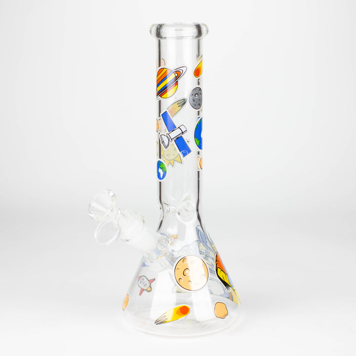 Glass Bong With The Astronaut Design 10"_0