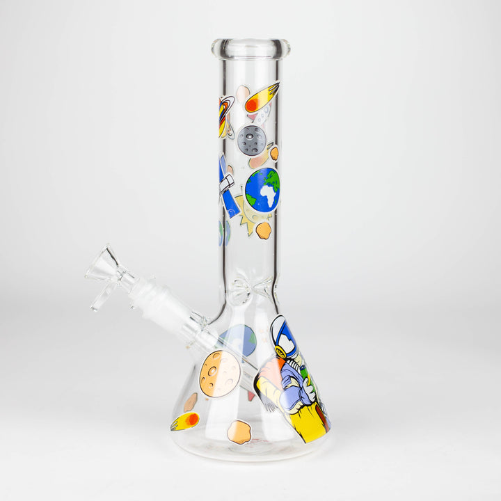Glass Bong With The Astronaut Design 10"_2