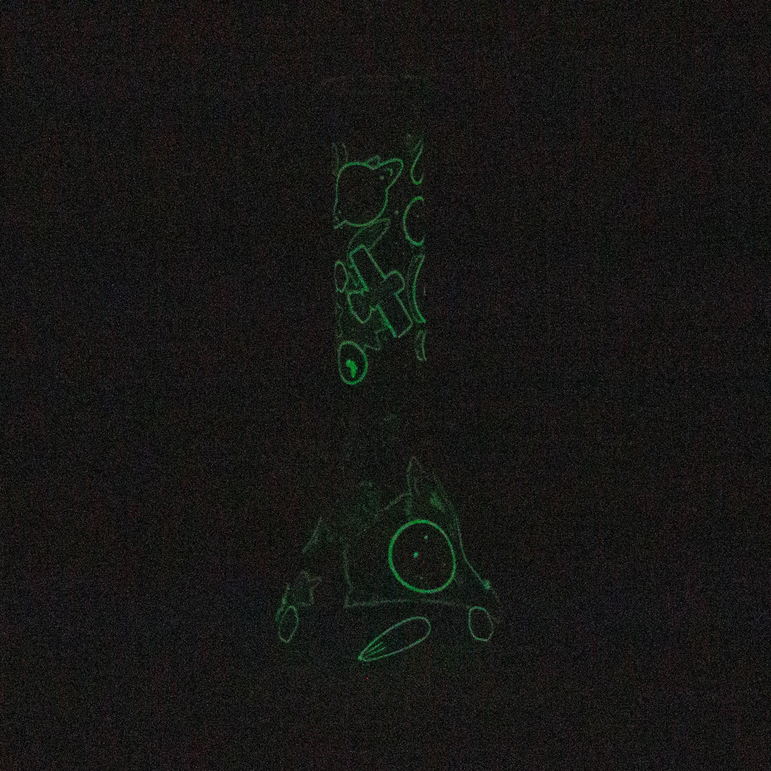 Glass Bong With The Astronaut Design 10"_1