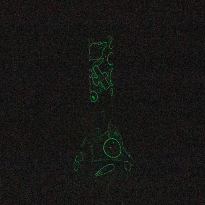 Glass Bong With The Astronaut Design 10"_1