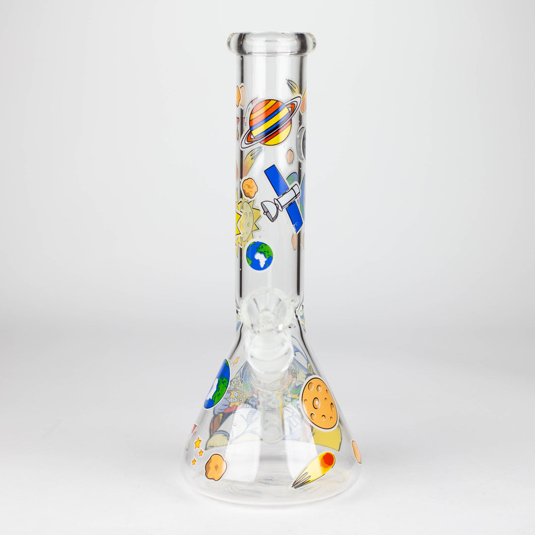 Glass Bong With The Astronaut Design 10"_3