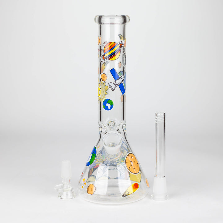 Glass Bong With The Astronaut Design 10"_7