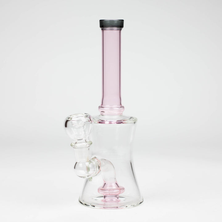 Color tube glass bong with diffuser 8"_4